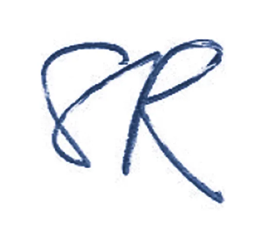 Sal Rusello SR signature