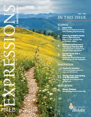 In this issue, read about how NEB scientists streamline NGS library prep for increased speed, updates to our EM-seq kit for better methylation analysis, and our Monarch solutions for extracting viral nucleic acids from milk. Find tips for improving PCR and DNA cleanup, learn about our Enzymes for Innovation initiative, and see how wild yeast contributes to brewing flavorful beer. 