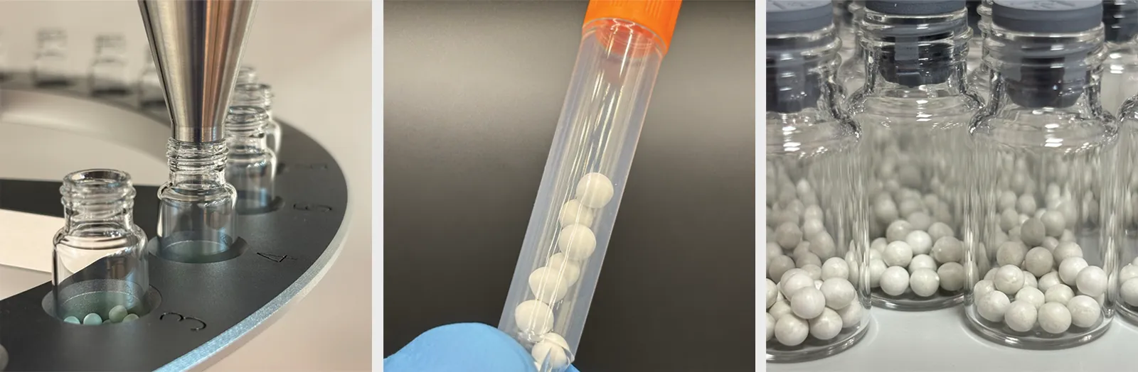 Lyophilized beads (lyo beads) manufacturing and packaging