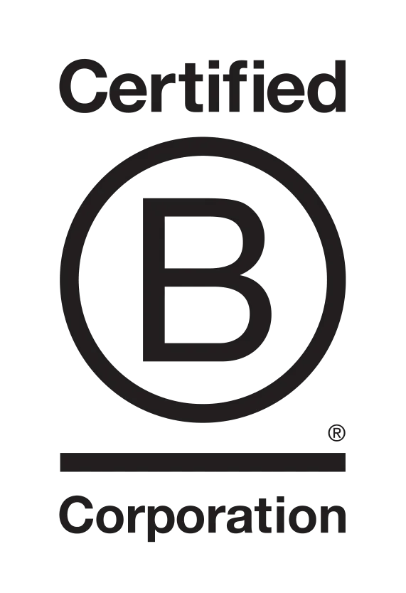 B Corporation Logo with and without tagline