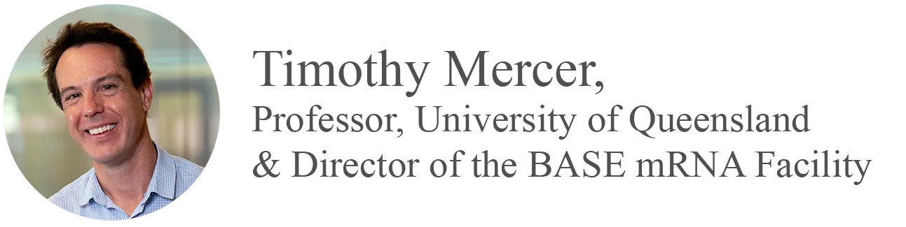 Headshot  of Timothy Mercer, Professor, University of Queensland &  Director of the Base Facility