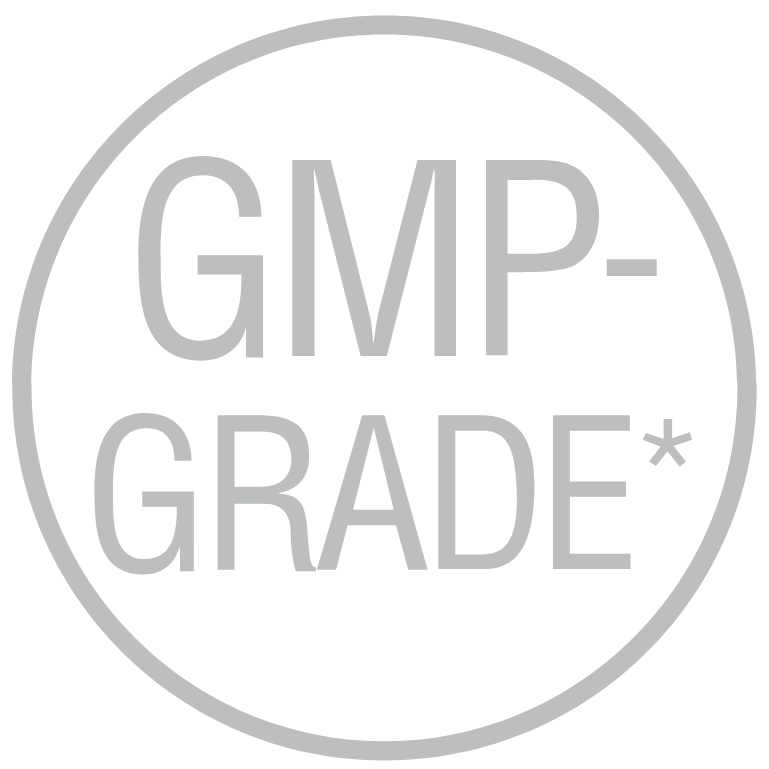 Icon that represents a GMP-grade product.