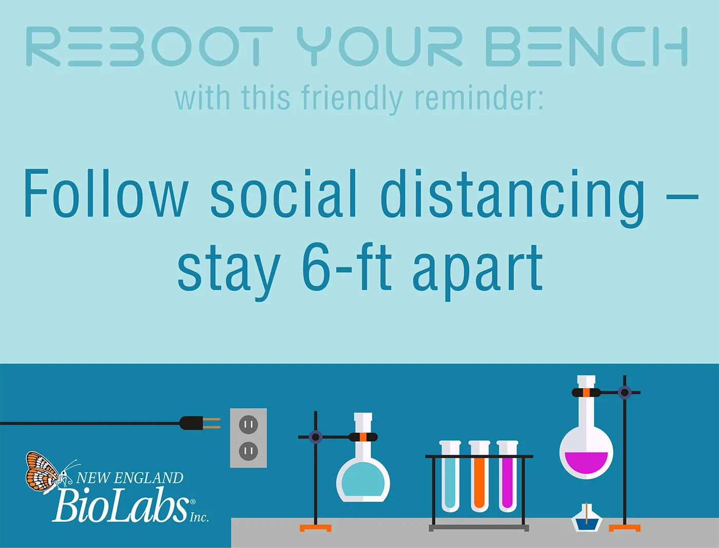 Reboot your Bench sign with 6-feet apart social distancing