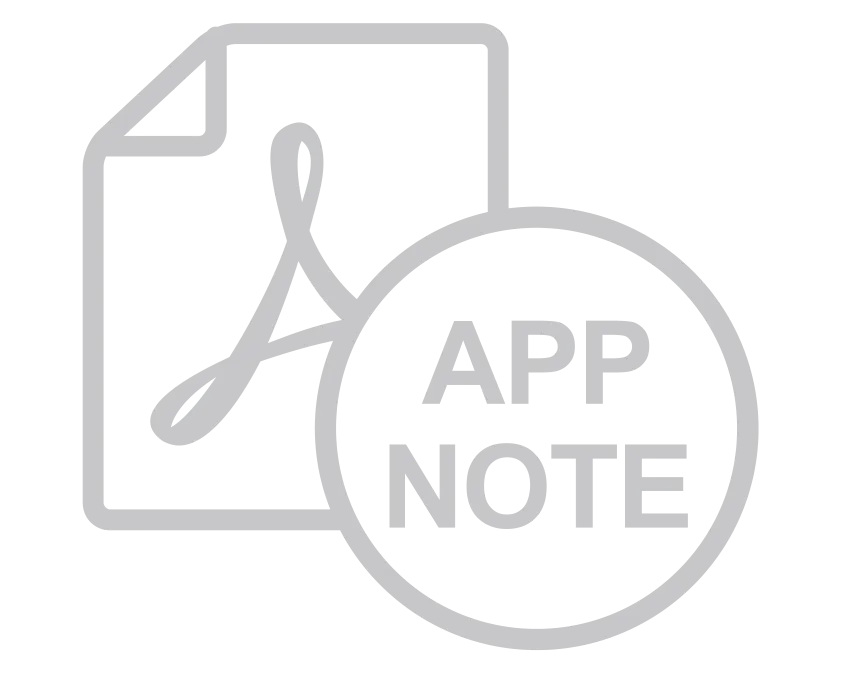 Icon of PDF for application note